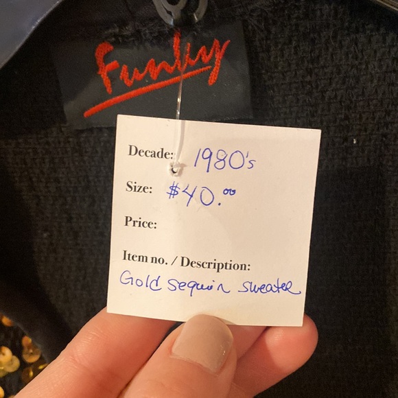 Original funky Vintage 1980 retro Sparkle jacket- - Picture 2 of 5